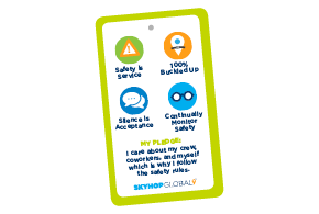 SkyHop Safety Card